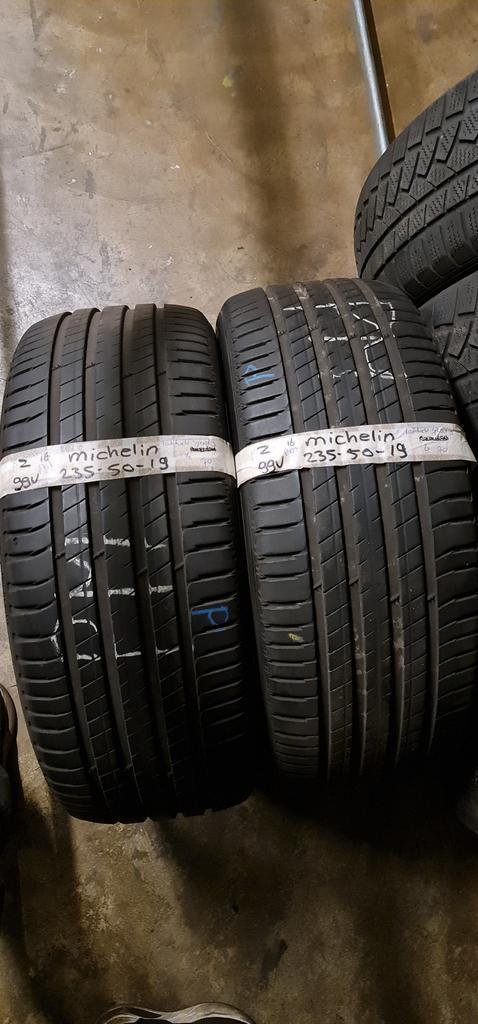 2x 235-50-19 Michelin Zomer 6mm €60 Per Band 235 50 19, Auto-onderdelen, Banden en Velgen, 19 inch, Zomerbanden, 235 mm, Personenwagen