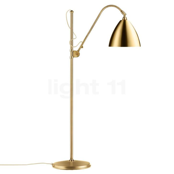 Gubi BL3 Vloerlamp, messing/messing - ø¸21 cm (Binnenlampe, Huis en Inrichting, Lampen | Vloerlampen, Nieuw, Verzenden