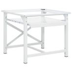 vidaXL Wasmachineverhoger met uittrekbaar schap wit, Witgoed en Apparatuur, Wasmachines, Verzenden, Nieuw