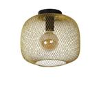 Lucide MESH Plafonnire - 30 cm - E27 - Mat Goud / Messing, Huis en Inrichting, Woonaccessoires | Overige, Verzenden, Nieuw