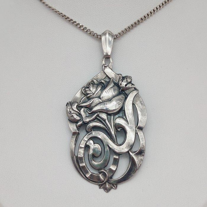 Zonder Minimumprijs - Ketting met hanger Zilver - Alex, Sieraden, Tassen en Uiterlijk, Antieke sieraden