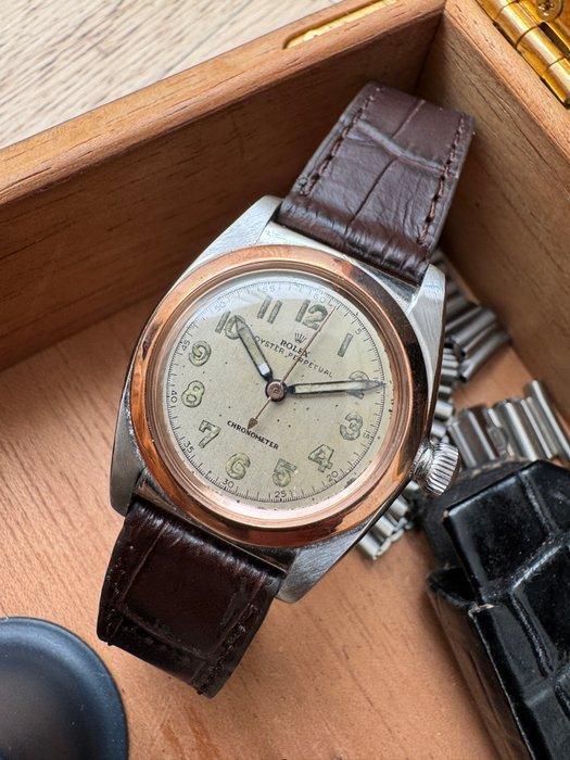 Rolex - Bubbleback Oyster Perpetual - Rose gold bezel -, Sieraden, Tassen en Uiterlijk, Horloges | Heren