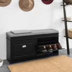 2dekans | SoBuy FSR64-SCH Schoenenopbergbank -, Huis en Inrichting, Ophalen of Verzenden, Zo goed als nieuw