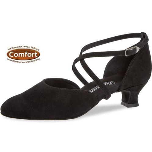 Diamant Zwarte Dansschoenen Dames 048-112-001, Sport en Fitness, Ballet, Verzenden