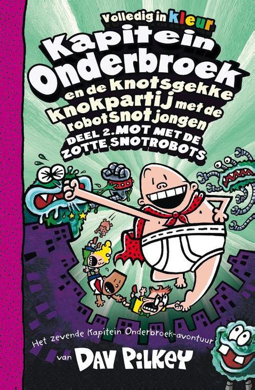 Kapitein Onderbroek en de knotsgekke knokpartij met de, Boeken, Kinderboeken | Jeugd | onder 10 jaar, Zo goed als nieuw, Verzenden