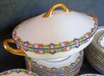 Limoges - Tafelservies voor 12 (33) - 24 kt goud - Met de, Antiek en Kunst, Antiek | Meubels | Tafels