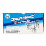 Silverline tandwiel- en poelietrekkerset - staal - omkeer..., Auto diversen, Autogereedschap, Ophalen of Verzenden, Nieuw