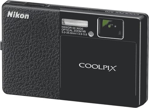 Nikon Coolpix S70 Digitale Compact Camera - Zwart (In doos), Audio, Tv en Foto, Fotocamera's Digitaal, Zo goed als nieuw, Verzenden