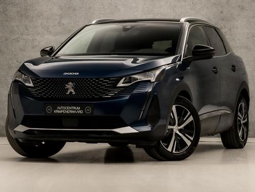 Zakelijke Lease |  Peugeot 3008 1.6 HYbrid 225 GT, Auto's, Peugeot, Onderhoudsboekje, Lease, Zwart, Automaat, SUV of Terreinwagen