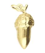 Gouden Eikel middel kettinghanger, Sieraden, Tassen en Uiterlijk, Verzenden, Nieuw