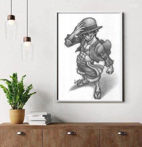 Joan Vizcarra - Monkey D. Luffy [One Piece] - Original, Verzamelen, Film en Tv