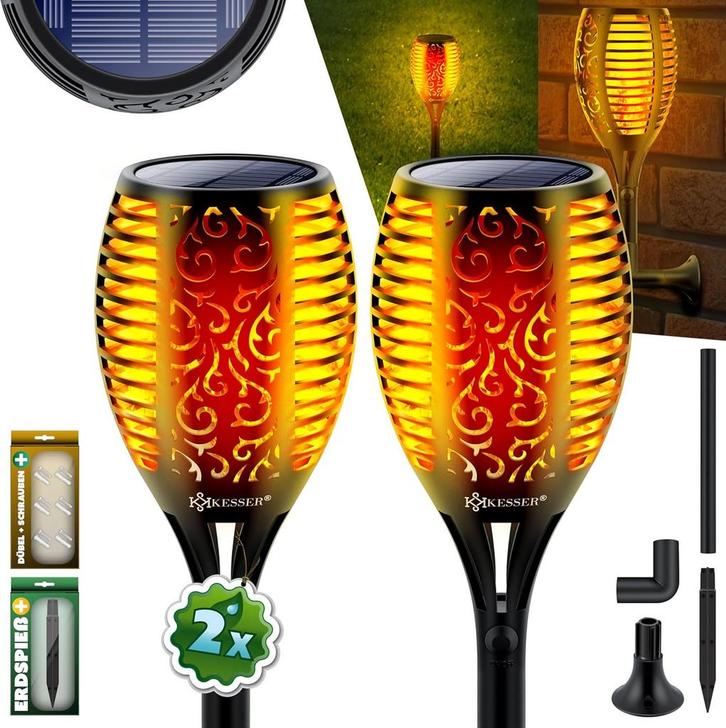 Solar Tuinverlichting - Buitenverlichting - Zonneenergie - Z, Huis en Inrichting, Lampen | Overige, Nieuw, Verzenden