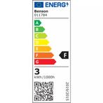 Benson Energiezuinige LED bol - 3W - E27 - warm wit - lan..., Ophalen of Verzenden, Nieuw