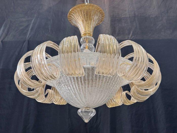 Italamp - Kroonluchter - Krul - Muranoglas - 4 lampen / 70, Antiek en Kunst, Antiek | Lampen