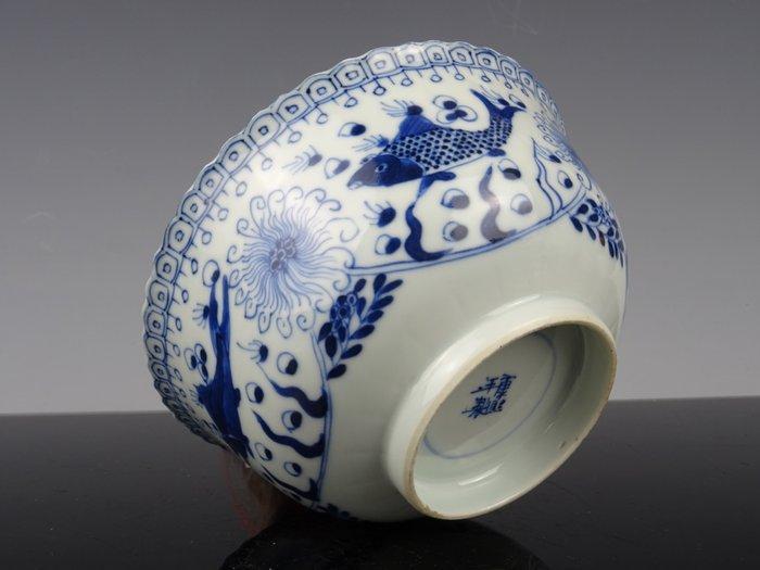 Kom - Porselein - Kangxi merk, Antiek en Kunst, Antiek | Overige Antiek