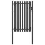 vidaXL Poort 1x2 m staal antraciet, Verzenden, Nieuw