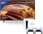 Sony 65 inch/164 cm 4K Ultra HD TV + playstation 5, Spelcomputers en Games, Nieuw
