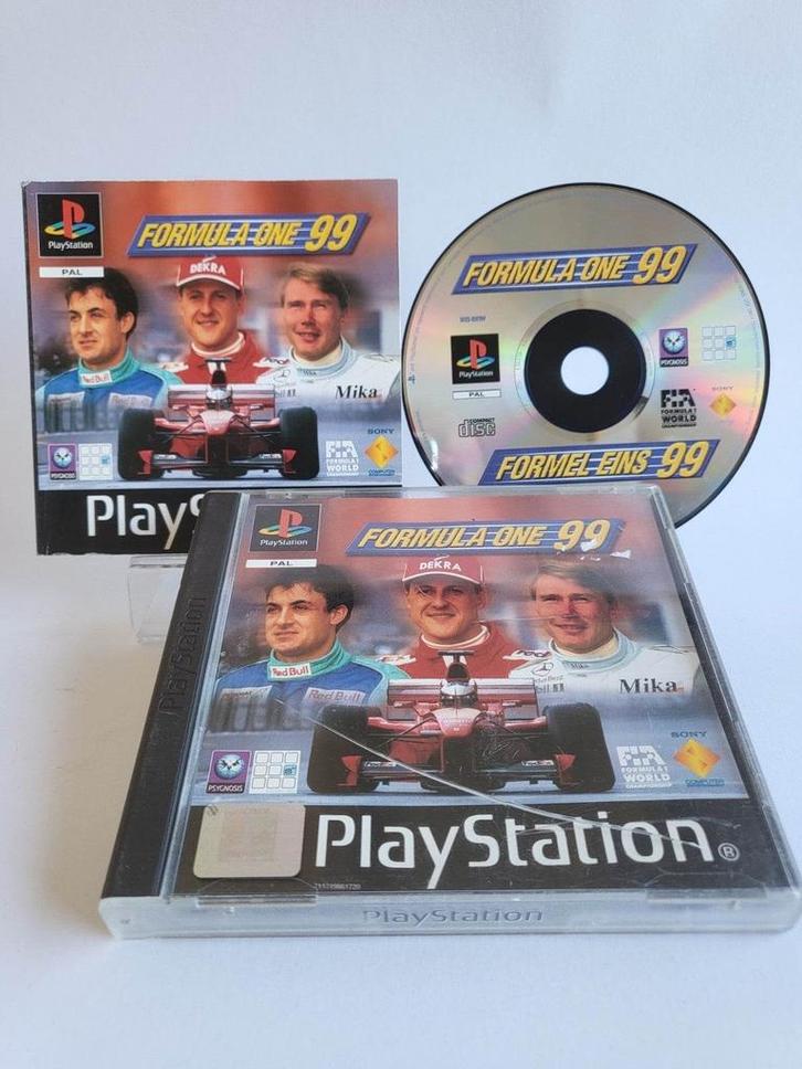 Formula One 99 Playstation 1, Spelcomputers en Games, Games | Sony PlayStation 1, Ophalen of Verzenden