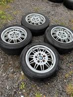 BMW E36 M3-Style velgen met goede banden 5x120 ET 47 E46 E90, Ophalen of Verzenden, Gebruikt, 15 inch, Banden en Velgen