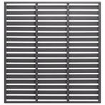 Composiet Schuttingpaneel Grijs 180x180 - Retourdeal - Du..., Kunststof, 1 tot 2 meter, Minder dan 3 meter, Nieuw
