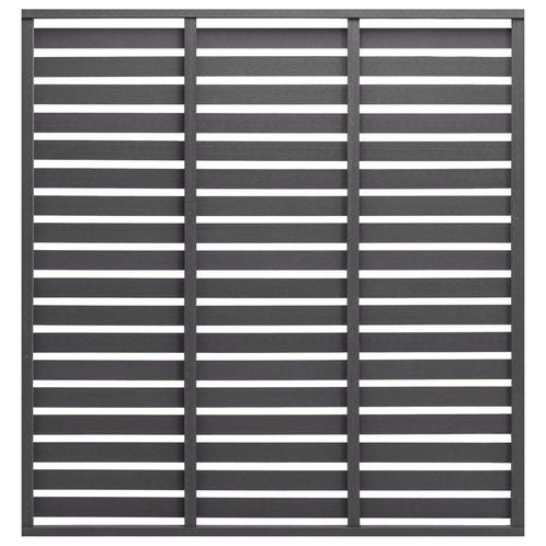 Composiet Schuttingpaneel Grijs 180x180 - Retourdeal - Du..., Tuin en Terras, Schuttingen, 1 tot 2 meter, Minder dan 3 meter, Nieuw