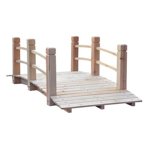 TRUUSK e Tuinbrug Houten Brug Houten Loopbrug Vijverbrug Sie, Tuin en Terras, Vijver-toebehoren, Nieuw, Verzenden