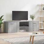 vidaXL Tv-meubel 120x34x37 cm bewerkt hout grijs sonoma, Verzenden, Nieuw, Overige houtsoorten