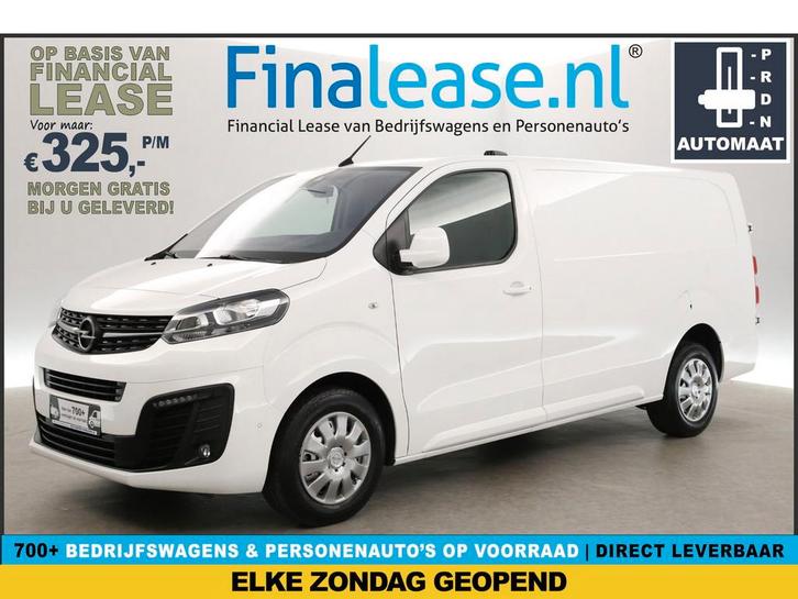 Opel Vivaro 2.0 CDTI L3H1 177PK Airco 360° CAM 3 Persoons, Auto's, Bestelauto's, Lease, Automaat, Diesel, Wit, Opel, Verzenden