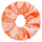 Scrunchie Haarelastiek Velvet Oranje, Verzenden, Nieuw