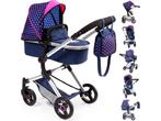 Bayer Design - Combi Poppenwagen Neo Vario - Blauw met, Verzenden, Zo goed als nieuw