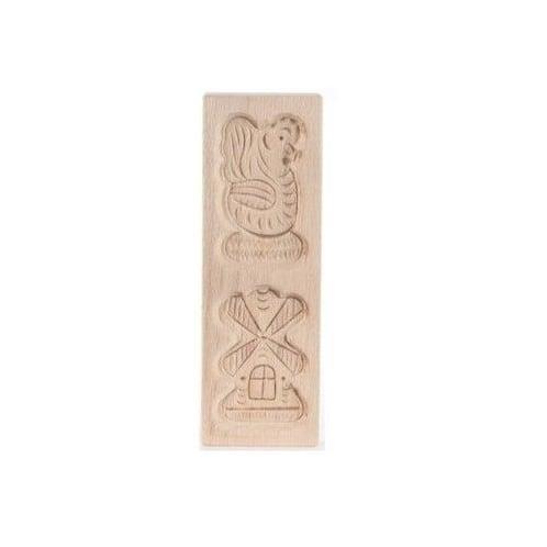 Speculaasplank Twee Figuren (2x) 8x5cm., Hobby en Vrije tijd, Taarten en Cupcakes maken, Nieuw, Verzenden