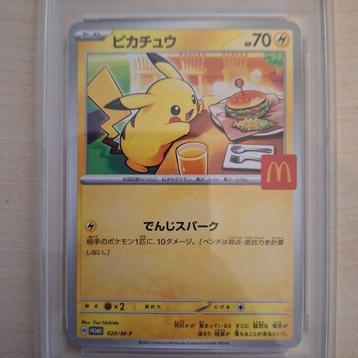 Pokémon Graded card - Pikachu 020/M-P Promo-Karte - shipping beschikbaar voor biedingen