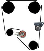 Volvo distributieriem set Timing belt kit21430028 VOLVO S60, Verzenden, Nieuw, Volvo