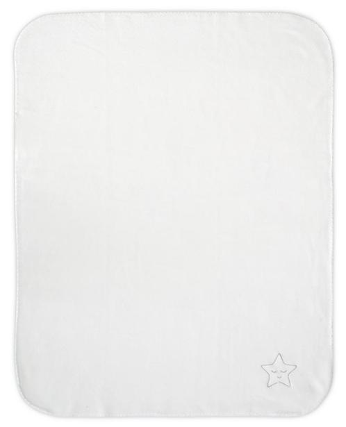 Lorelli Fleece White Star 75x100cm Wiegdeken 1034002-0013, Kinderen en Baby's, Autostoeltjes, Nieuw, Verzenden