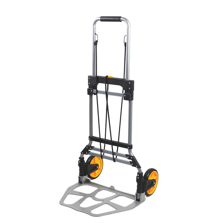 Opvouwbare steekwagen, lvm. 125 kg  -  Grijs  -  Aluminium, Zakelijke goederen, Kantoor en Winkelinrichting | Magazijn, Stelling en Opslag