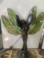 Beeld, Libellen muse - 56 cm - Gepatineerd brons, Antiek en Kunst