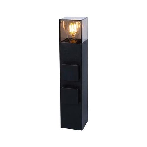 Buitenstopcontact op zuil Oslo | Schemersensor | E27 fitting, Doe-het-zelf en Verbouw, Elektra en Kabels, Nieuw, Verzenden