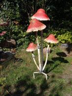 sculptuur, Decorative Garden Picker, Mushrooms - 67 cm -
