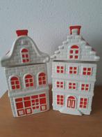 Koektrommel (2) - Trap & Klokgevel huizen - Keramiek -