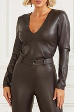 Sale: -38% | GUESS Foxton Bodysuit Dark Roast A189 Maat: S, Kleding | Dames, Nieuw, Verzenden