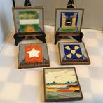 Tegel (5) - Westraven Utrecht - 1970-1980 - Cloisonné tegels, Antiek en Kunst, Antiek | Glas en Kristal