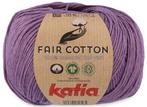 Katia Fair Cotton - 39 mauve - Biologisch Katoengaren, Hobby en Vrije tijd, Breien en Haken, Ophalen of Verzenden, Nieuw