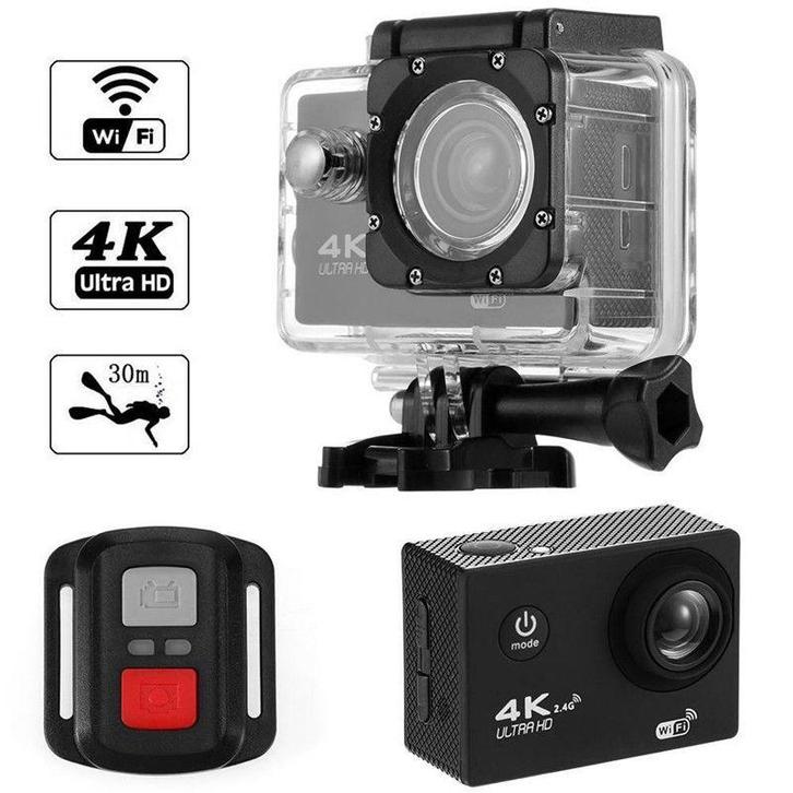 DrPhone Adventure Cam – Action Cam - 1080P Full HD – Waterdi, Audio, Tv en Foto, Actiecamera's, Verzenden