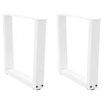 vidaXL Salontafelpoten 2 st V-vormig 60x(42-43,3) cm staal, Verzenden, Nieuw