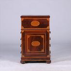 Uitzonderlijk rijk uitgevoerde Davenport met harlekijn  de, Ophalen of Verzenden