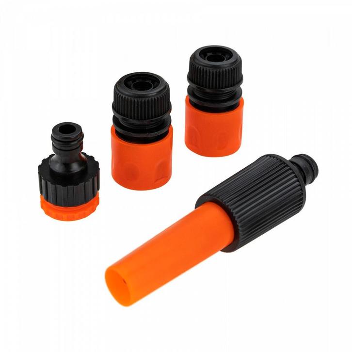 Set met slangstukken - 4 delig - Universeel, Tuin en Terras, Tuinslangen, Tuinslangkoppeling, Nieuw, Ophalen of Verzenden