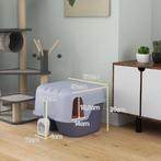 TRUUSK Gesloten Kattenbak Met Zeef en Deksel - Schep en Kuss, Verzenden, Nieuw