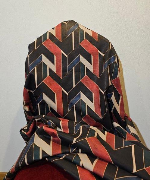 Art Deco Stof Origineel Mid Century -300x280cm- Geometrisch, Antiek en Kunst, Antiek | Kleden en Textiel