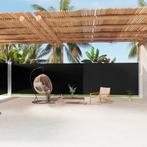vidaXL Windscherm uittrekbaar 200x1200 cm zwart, Tuin en Terras, Verzenden, Nieuw