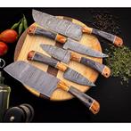 Keukenmes - Kitchen knife set - Set van 5 chefmessen van